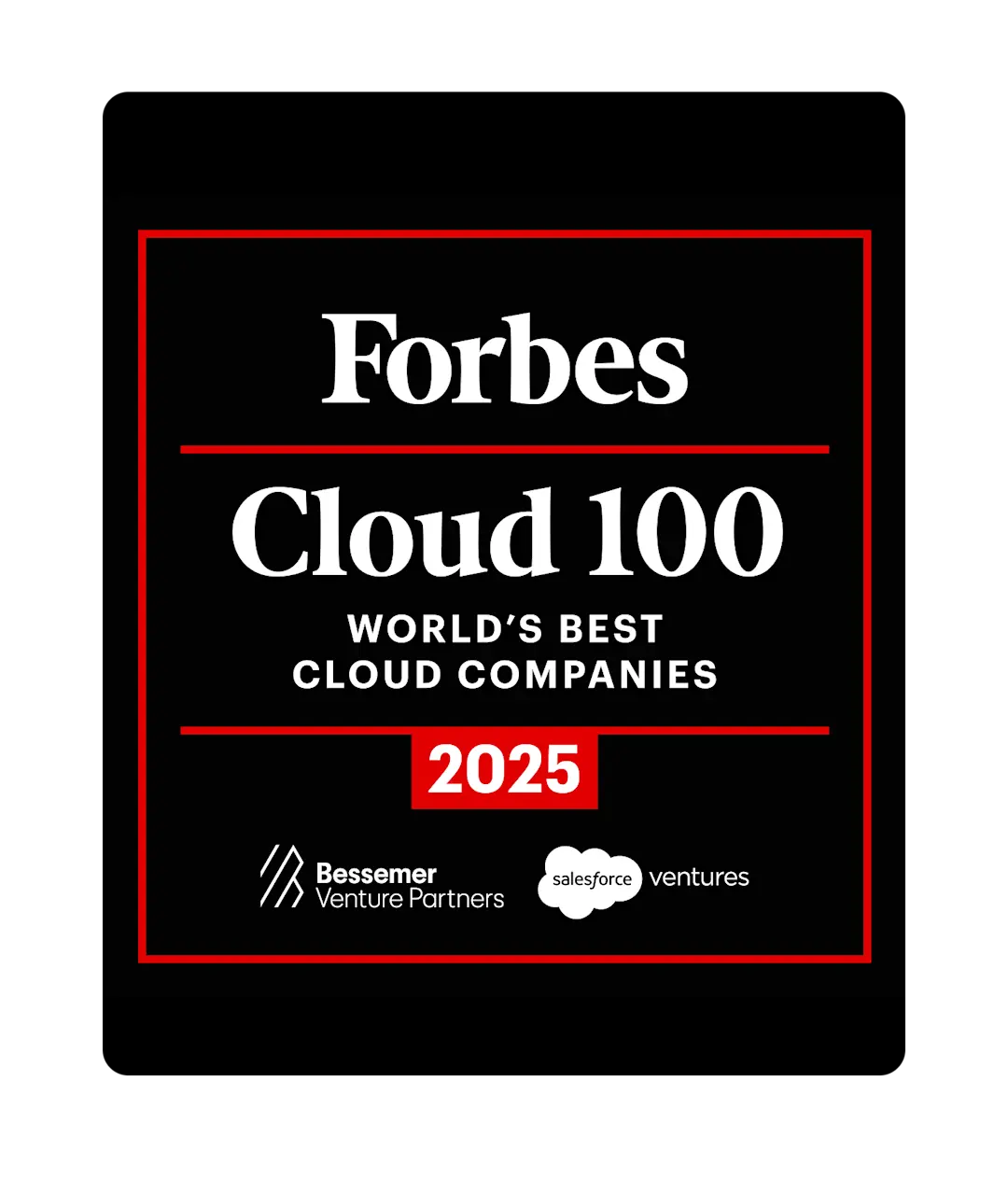 Forbes Cloud 100 World's Best Cloud Companies 2025 image