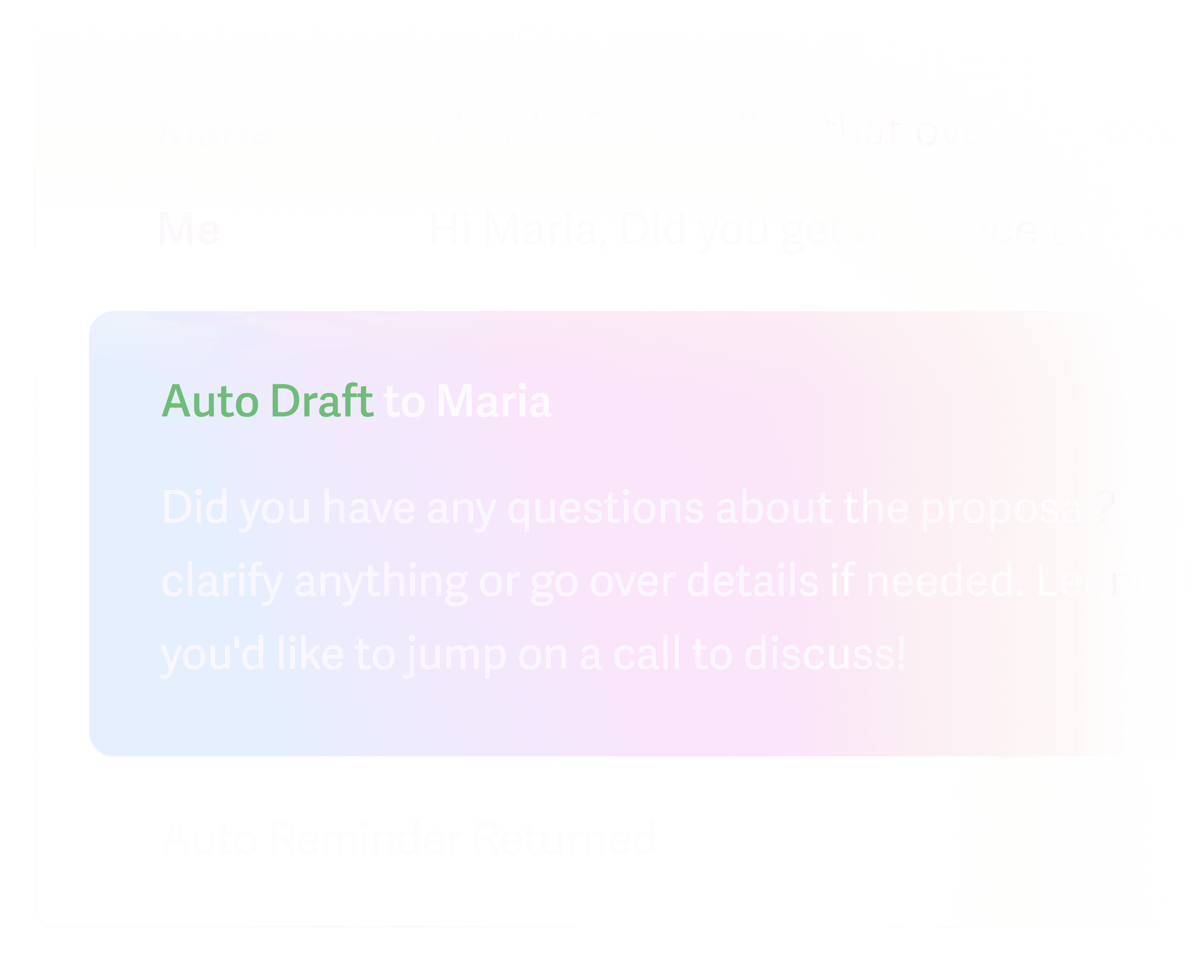 A snapshot of Superhuman AI – a suite of AI features that can help you write an email from just a bullet point.